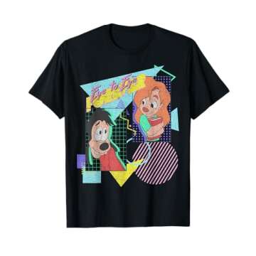 Disney A Goofy Movie Max & Roxanne Eye To Eye Forever T-Shirt