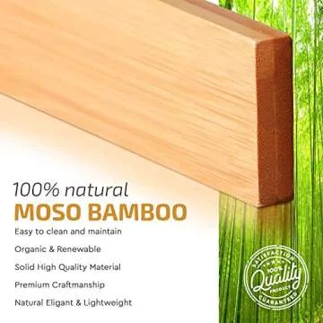 Large Kitchen Drawer Organizer - Expandable Bamboo Drawer Dividers (17" - 21.5") - Adjustable Separators for Kitchen, Clothes, Dresser, Bedroom, Bathroom, and Desk Drawers - 6 Pack