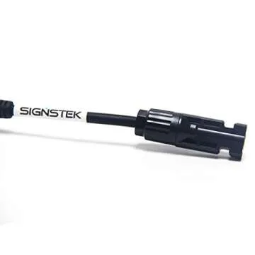 Signstek Y Branch MC4 Parallel Connector Adapter for Solar Power