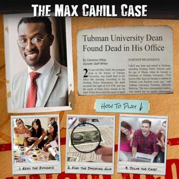 Unsolved Case Files | Cahill, Max - Cold Case Murder Mystery Game - Can You Solve The Crime?