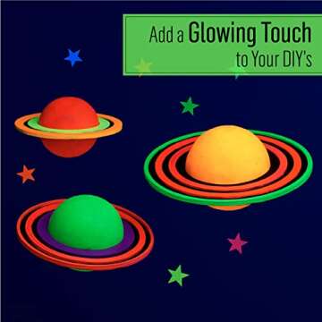 FolkArt glow in the dark Acrylic paint, 8 oz, Neutral 8 Fl Oz