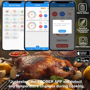 Smart Wireless Meat Thermometer For Precision Cooking