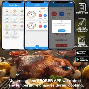 Smart Wireless Meat Thermometer For Precision Cooking