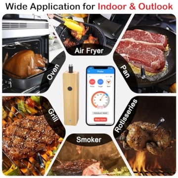 Smart Wireless Meat Thermometer For Precision Cooking