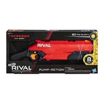 Nerf Rival Takedown XX-800 Blaster - Pump Action, 8-Rounds