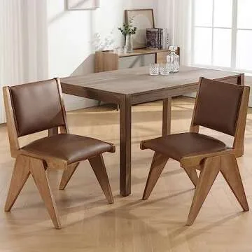 Elegant VESCASA Upholstered Dining Chairs for Modern Homes