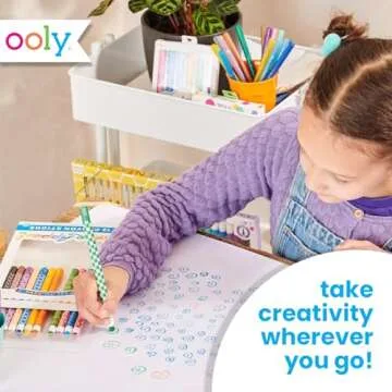 Ooly Color Appeel Crayon Sticks, Set of 12 Peelable Crayons for Kids,Wax Crayons Wrapped in Paper in 12 Unique Colors for Art Projects, Stationery Kits, School Supplies