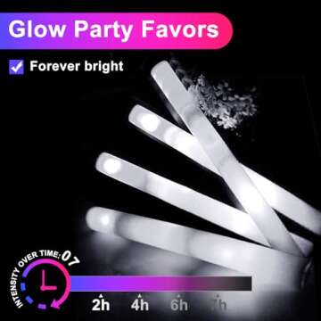 LED Foam Glow Sticks - Perfect for Parties & Celebrations