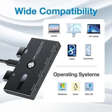 10Gbps USB-C Hub 6 Ports High-Speed Data Transfer
