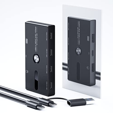 10Gbps USB-C Hub 6 Ports High-Speed Data Transfer