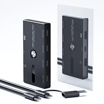 10Gbps USB-C Hub 6 Ports High-Speed Data Transfer