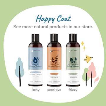 kin+kind Dog Shampoo - Deep Clean, Dirt & Odor Remover w/Activated Charcoal for Dogs, Gentle Formula w/Natural Aloe, Olive Oil & Coconut Oil, Pet Hair Care & Grooming Products, Patchouli, 12 fl oz