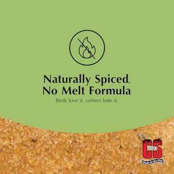 C&S Hot Pepper Delight No Melt Suet Dough 11.75 Ounces, 8 Pack