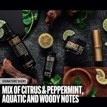 STMNT Grooming Goods Wax Powder, 0.53 oz | Semi-Matte Finish | Added Grip and Volume | Medium Control | Easy To Wash Out | Fuller Feeling Hair