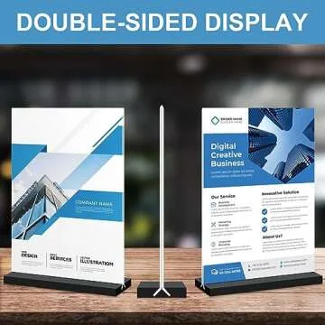 Acrylic Sign Holder - Double-Sided Displays for Events