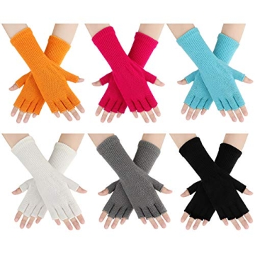 Unisex Knit Fingerless Gloves - Warm and Stylish Comfort