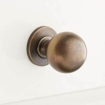Brass Round Cabinet Knob for Timeless Style