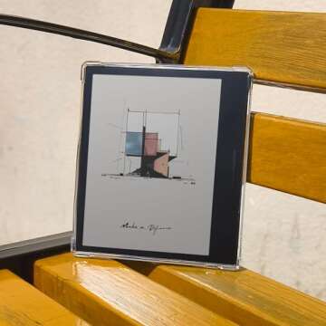 GOVTVA Slim Clear Soft Case for Onyx BOOX Tablet Go Color 7/Leaf2/Leaf3/Page/Galileo - Premium Silicone Cover with Thickened Corners, Ultrathin and Transparent