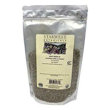 Chickweed Herb Cut & Sifted Organic - 4 Oz for Natural Healing