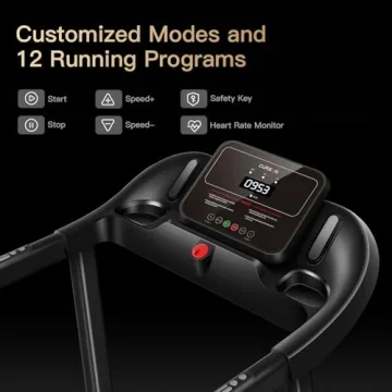 CURSOR FITNESS Home Folding Treadmill - Compact & Quiet