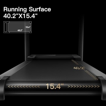 CURSOR FITNESS Home Folding Treadmill - Compact & Quiet