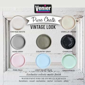 Chalk Pure Paint - Eco-Friendly Vintage Pink for Home Decor