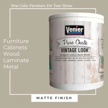Chalk Pure Paint for Furniture & Crafts - Eco-Friendly