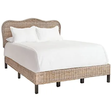 Coastal Rattan Full Size Bed for Timeless Style