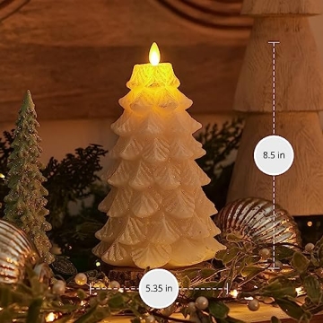 Luminara Christmas Tree Flameless Candles for Home Elegance