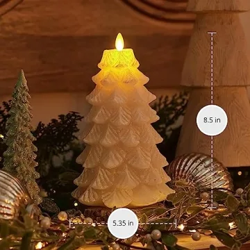 Luminara Christmas Tree Flameless Candles for Home Elegance