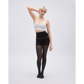 Stubbornly Strong Rip-Resist Sheer Tights - Black XL