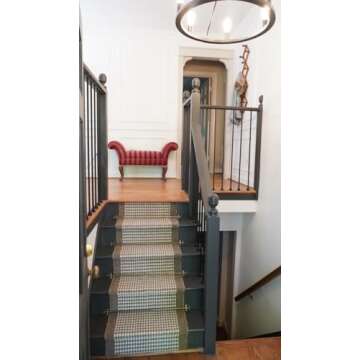 Brass bee Stair Rods Carpet Runners with Bee Finial Ends Nickel, Brass, Antique Brass Stainless Steel | Stair Carpet Rods (Brass) (Antique Brass)