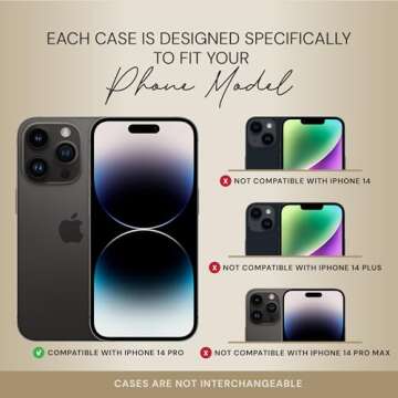 Bandolier Hailey Crossbody Wallet Phone Case for iPhone 14 Pro - Chic & Functional