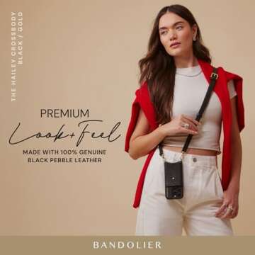 Stylish Bandolier Hailey Crossbody Phone Case for iPhone