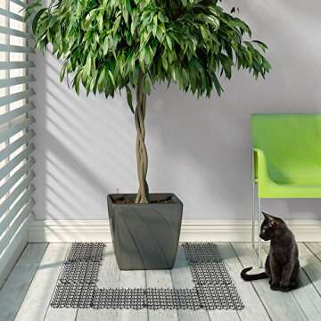 Cat Scat Spike Strips (24Pack) - Pet and Dog Deterrent Prickle Mat for Garden, Porch, Home – Effec...