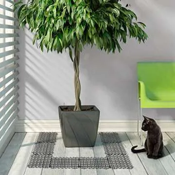 Cat Scat Spike Strips (24Pack) - Pet and Dog Deterrent Prickle Mat for Garden, Porch, Home – Effec...