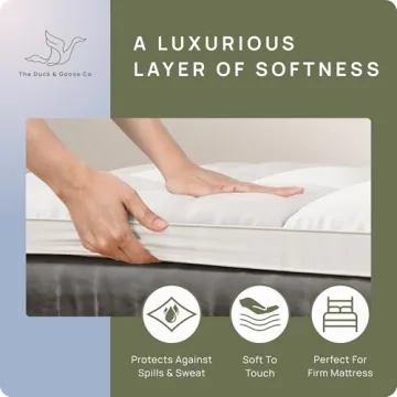 Extra Thick Fitted Mattress Topper for Ultimate Comfort