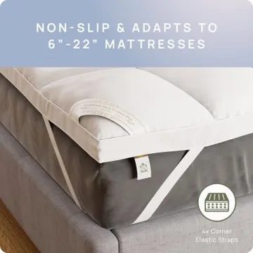 Extra Thick Fitted Mattress Topper for Ultimate Comfort