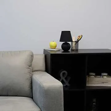 Simple Designs LT2008-BLK Mini Globe Table Lamp
