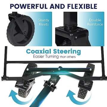 Tempera Collapsible Foldable Wagon with 220 lbs Capacity