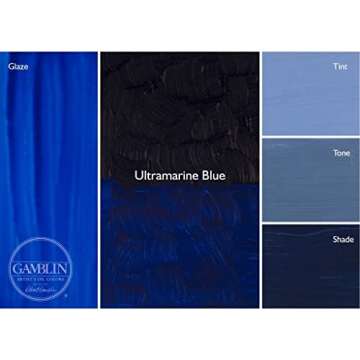 Gamblin Artist Oil Color - Ultramarine Blue - 150 ml Tube