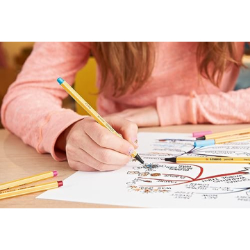 Hang Coloring Adventures with STABILO Fineliner Point 88