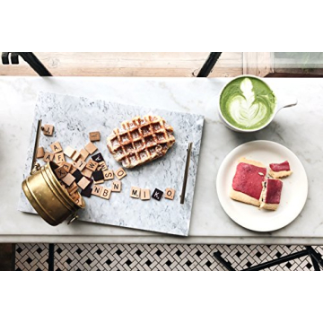 Miko Marble Serving Tray for Elegant Cheese Presentations