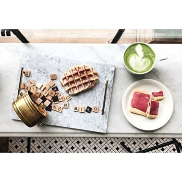 Miko Marble Serving Tray for Elegant Cheese Presentations