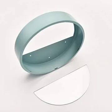 SHE'S HOME Round Glass Wall Planter for Indoor Decor