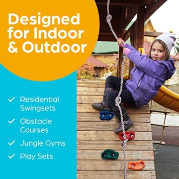 Vibrant Rock Climbing Holds Kit for Kids - Create Adventure