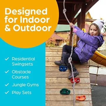 Vibrant Rock Climbing Holds Kit for Kids - Create Adventure