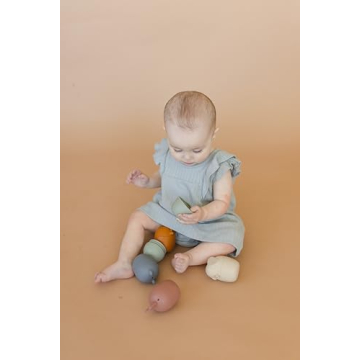 Brooklyn Neutral Mold Free Bath Toys for Kids & Toddlers