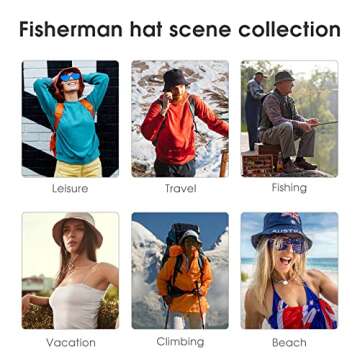 Famous Singer Bucket Hats for Women Men Fans Art Sun Cap Packable Outdoor Fisherman Hat White