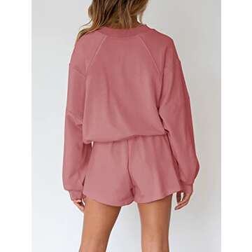 MEROKEETY Women's Oversized Lounge Sets for Cozy Style
